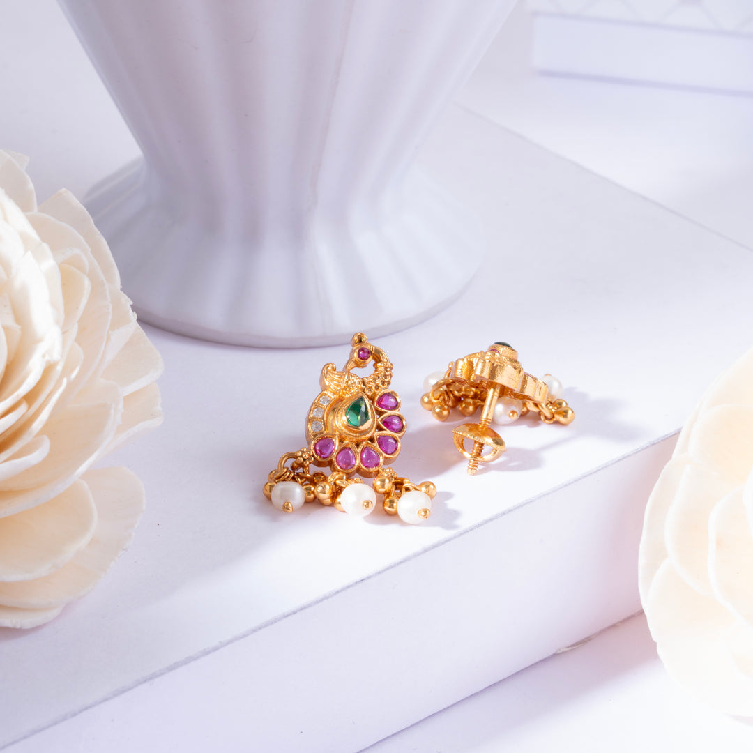 Peacoria Stud Earrings