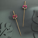 Kundan Lotus Ear Cuff