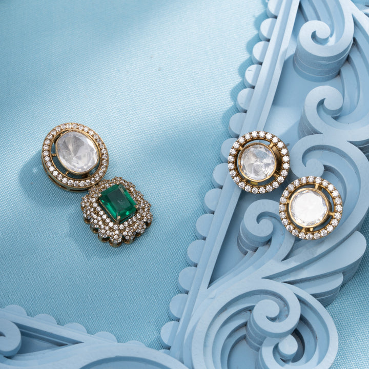 Rectara-Green Victorian Pendant Set