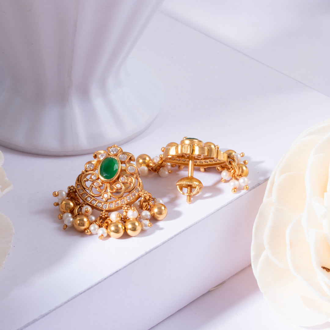 Luxe Pearl Veil Studs