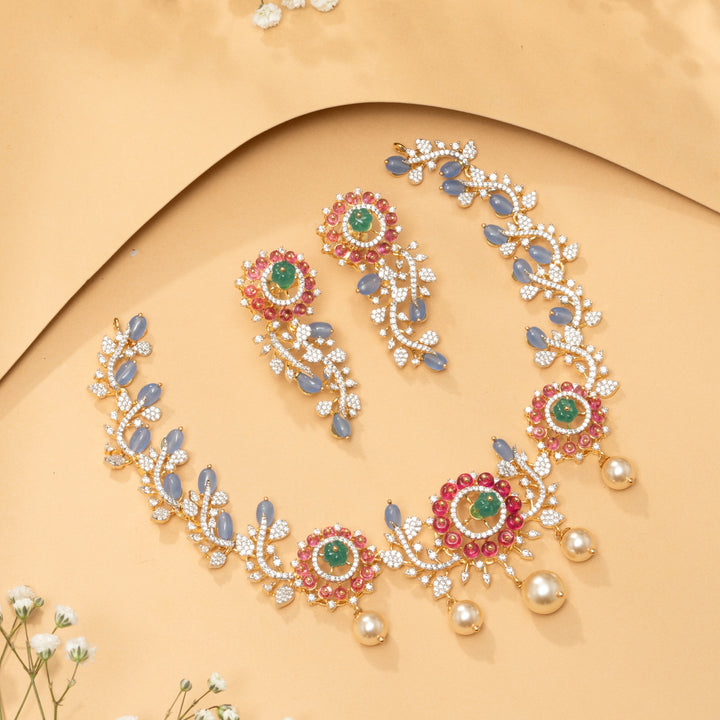 Rosivelle CZ Necklace Set