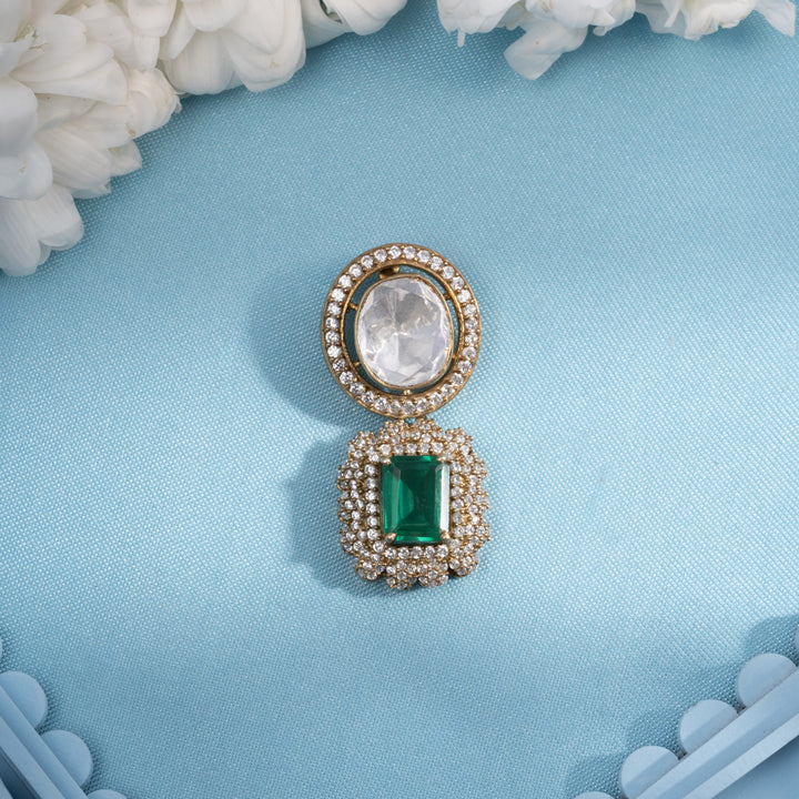 Rectara-Green Victorian Pendant Set