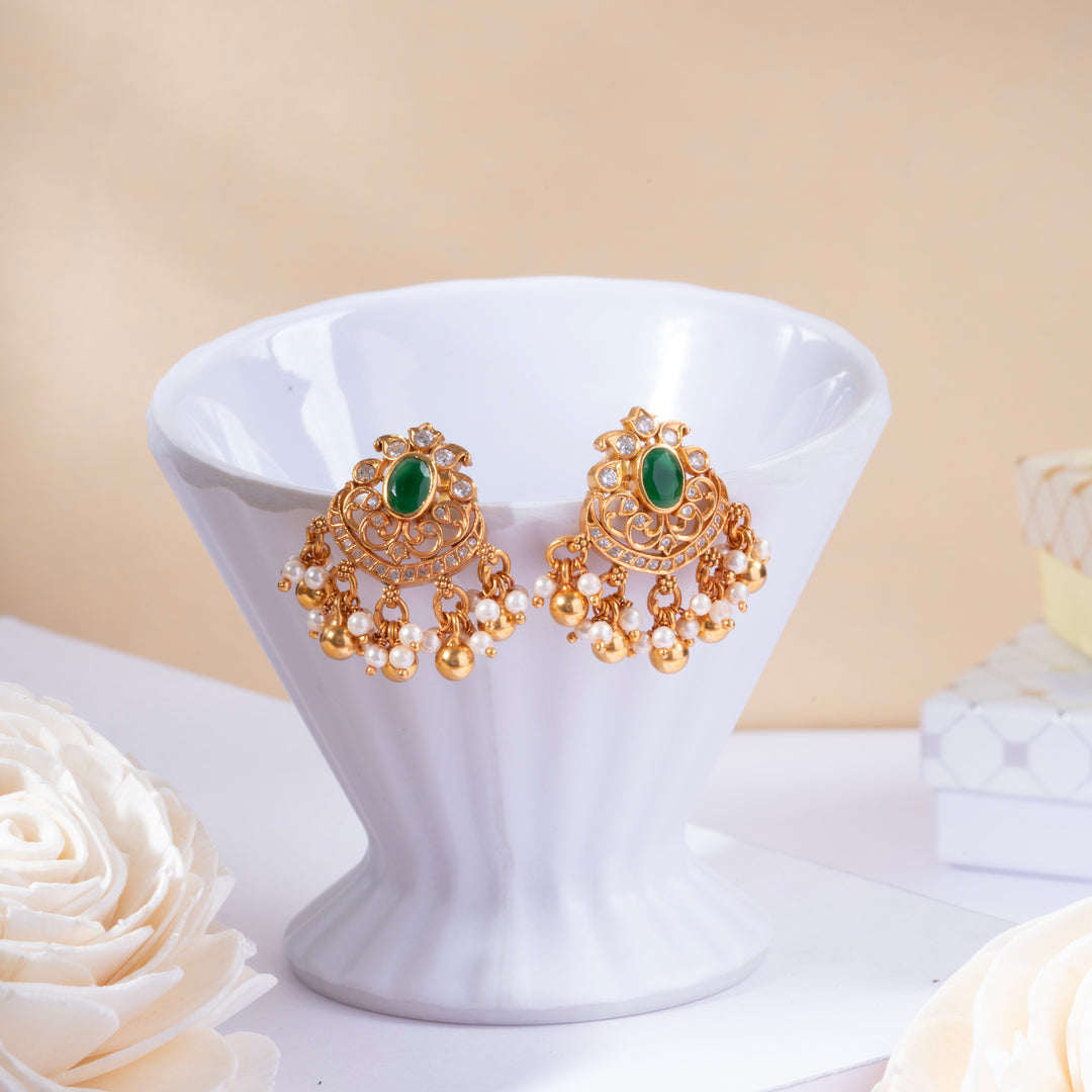 Luxe Pearl Veil Studs