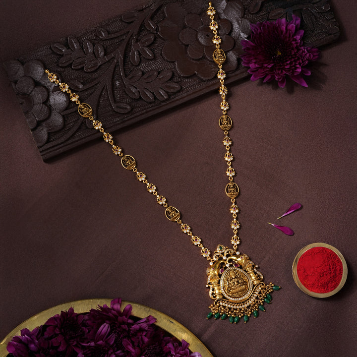 Vasudha Temple Necklace