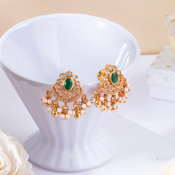 Luxe Pearl Veil Studs