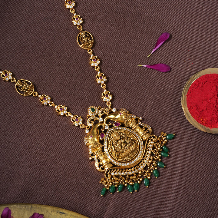 Vasudha Temple Necklace