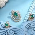 Green-Rectara CZ Pendant Set