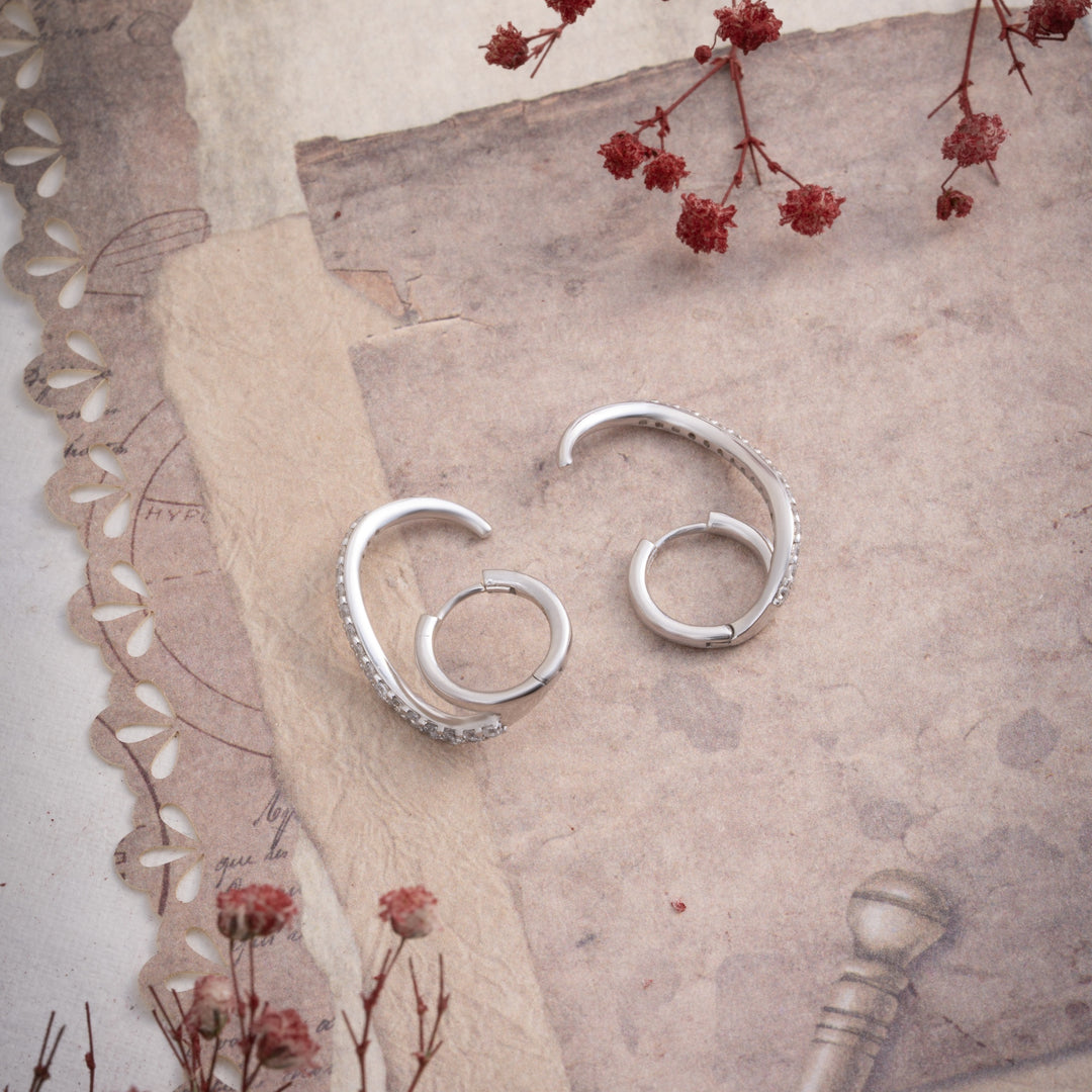 Starlit Arc Hoops