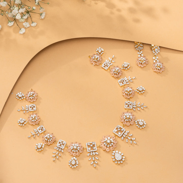 Roselune CZ Necklace Set