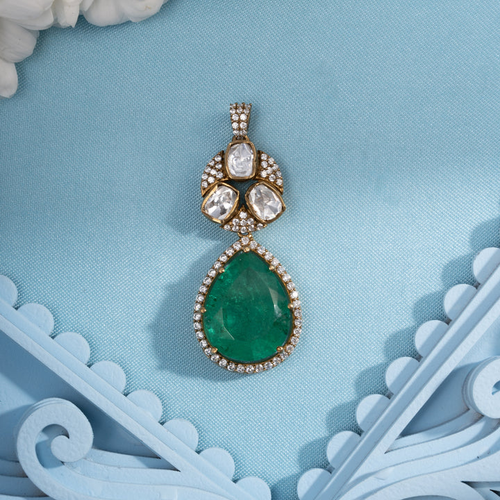 Greena-Drop Pendant Set