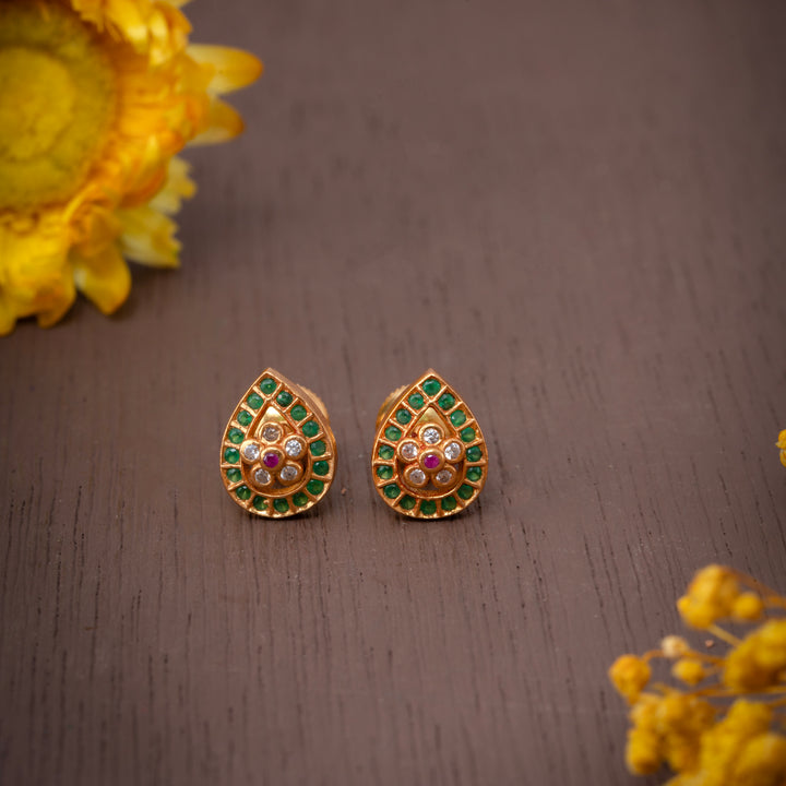 Blume Pear Studs