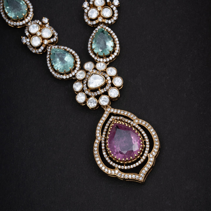 Quad Bloom Pearline Necklace