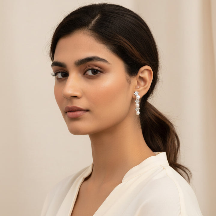 Snowdrop CZ Earring
