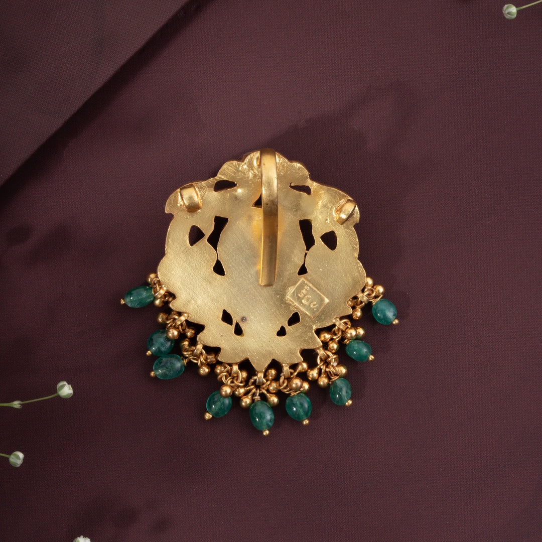 Kundan Pakshi Pendant