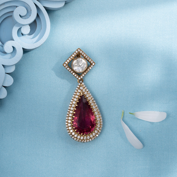 Blush Pear Victorian Pendant