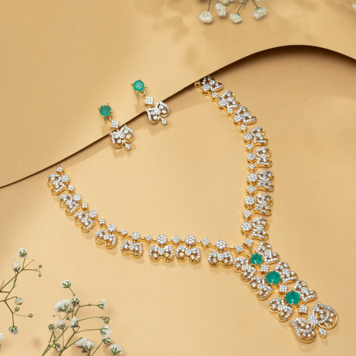 Emerfly CZ Necklace Set