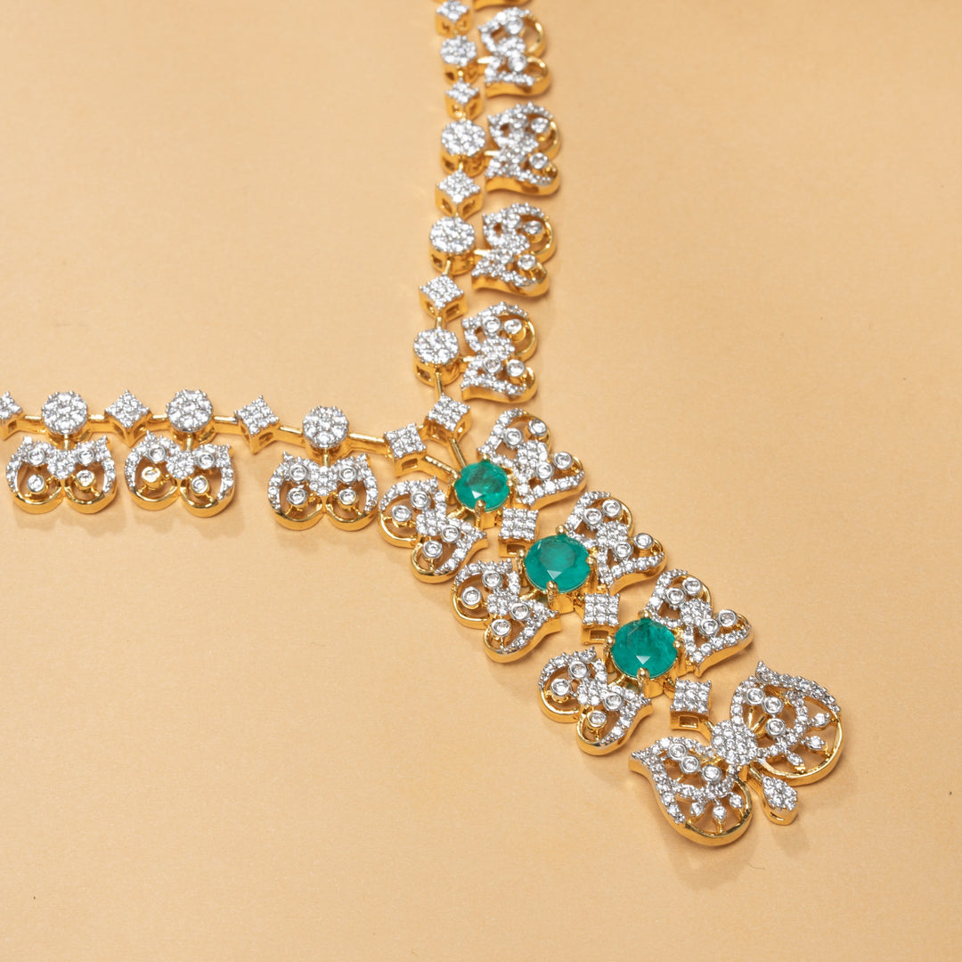 Emerfly CZ Necklace Set