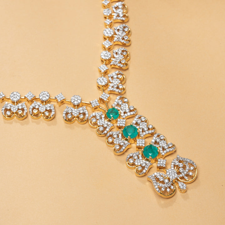 Emerfly CZ Necklace Set