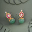 Grand Emerald Kundan Danglers