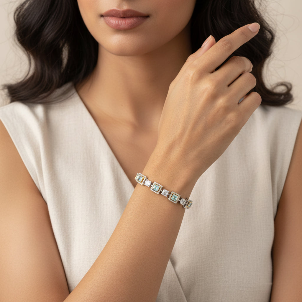 Cubic Sparkle Bracelet