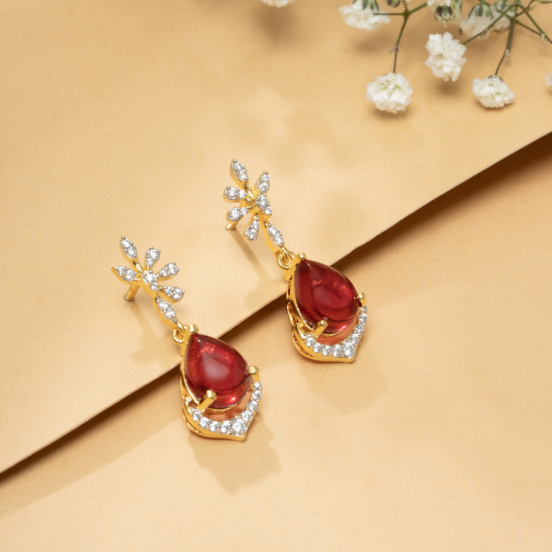 Navarika CZ Necklace Set