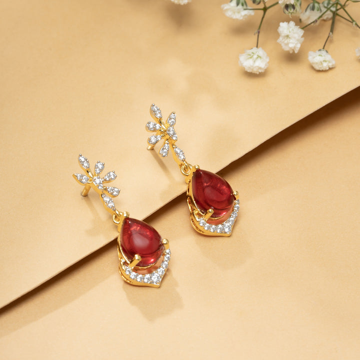 Navarika CZ Necklace Set