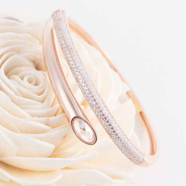 Gliscenta Rose Gold Kada