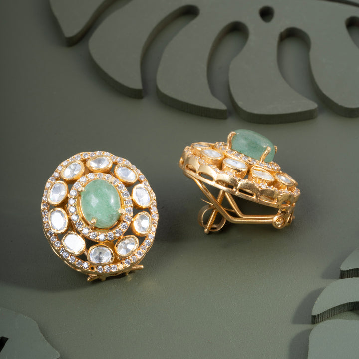 Moss & Light Moissanite Studs