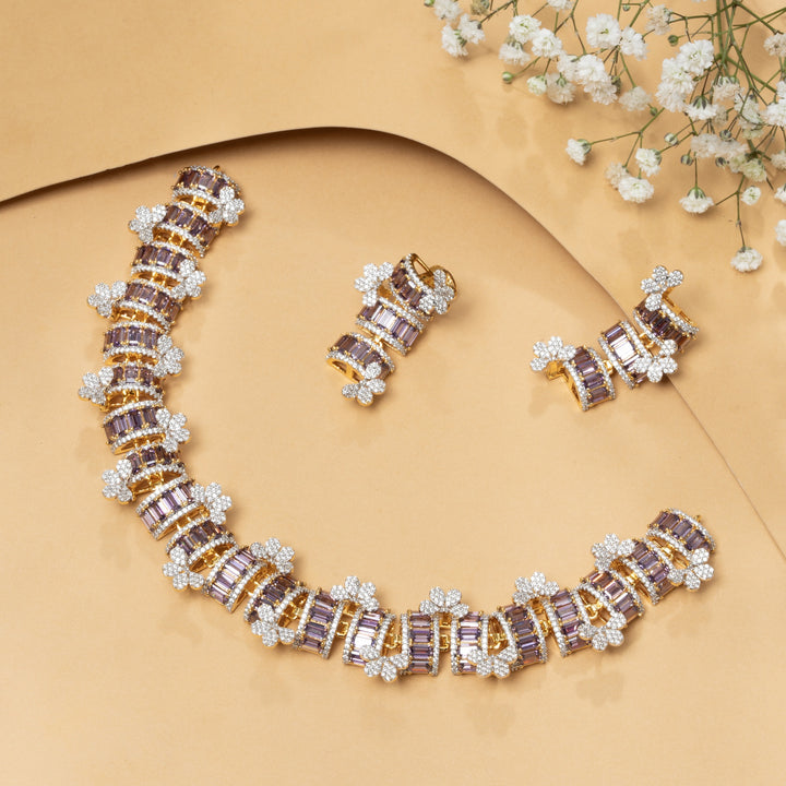 Florévia CZ Necklace Set