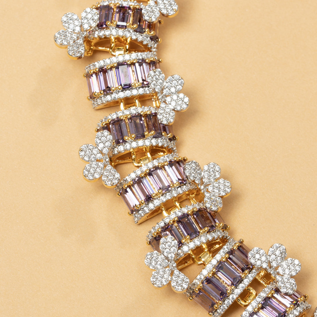 Florévia CZ Necklace Set
