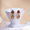 Kalgi Ruby-Pear Danglers