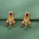 Ruby Dangle Earrings