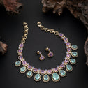 Oval Pear Trishine Necklace Set