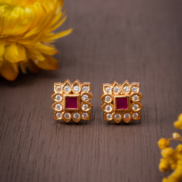 Roseglint Stud Earrings
