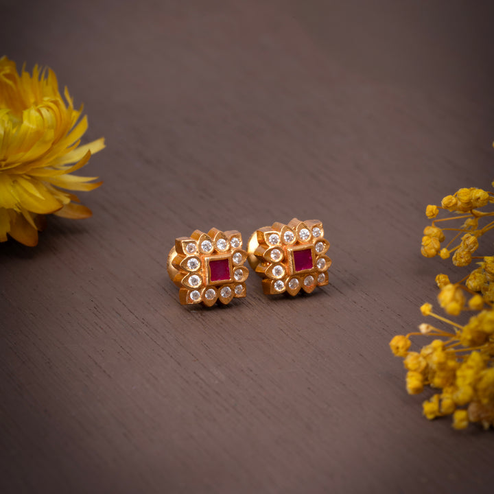 Roseglint Stud Earrings