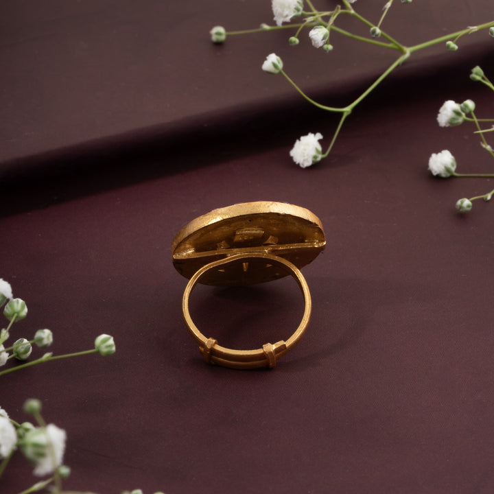 Kundanora Adjustable Ring