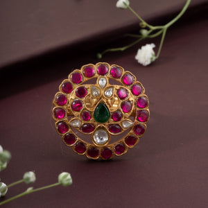 Kundari Mor Adjustable Ring