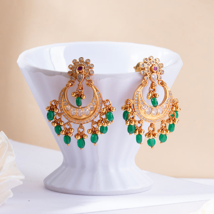 Petalpear Chand Earrings