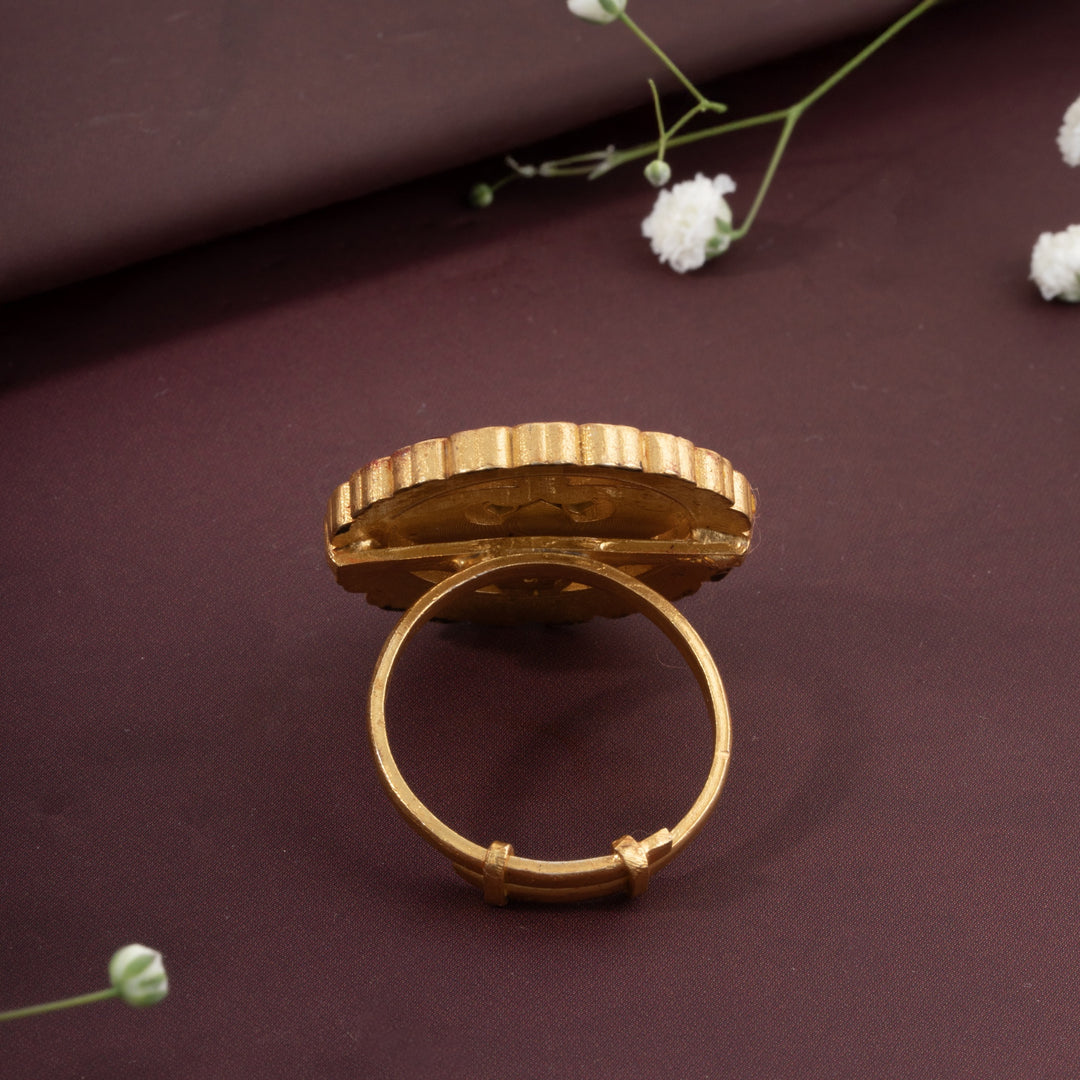 Kundari Mor Adjustable Ring