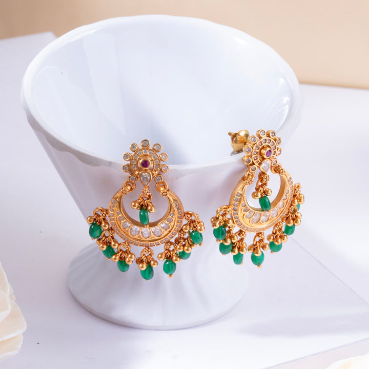 Petalpear Chand Earrings