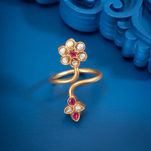 Kundan Tara Ring