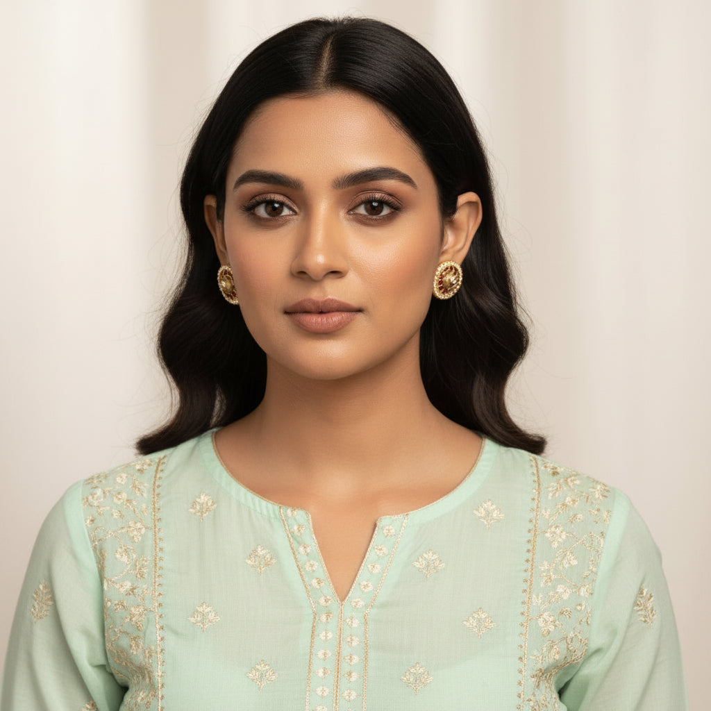 Morve Kundan Studs