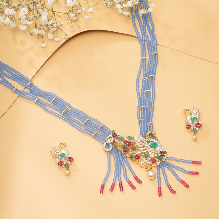 Wingessa CZ Necklace Set