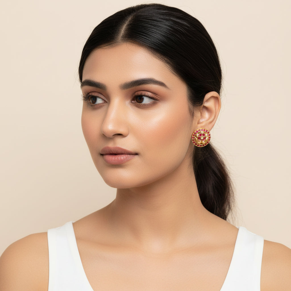 Mayurpriya Kundan Studs