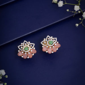 Roselyn Leaf Studs