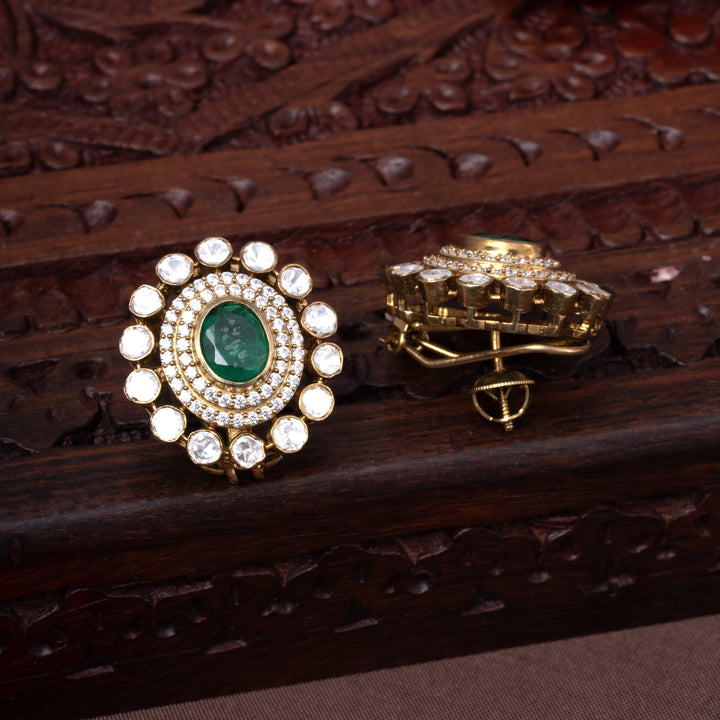 Oval-Flora Victorian Studs