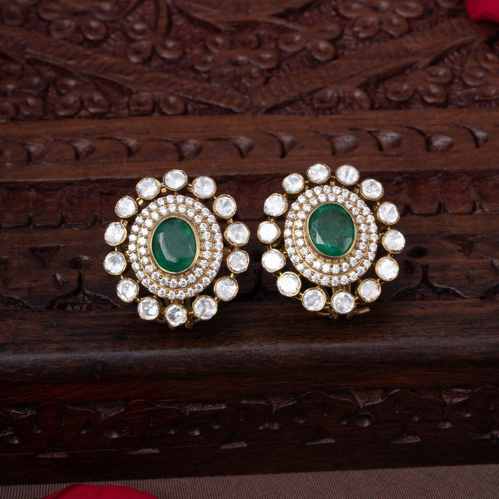 Oval-Flora Victorian Studs