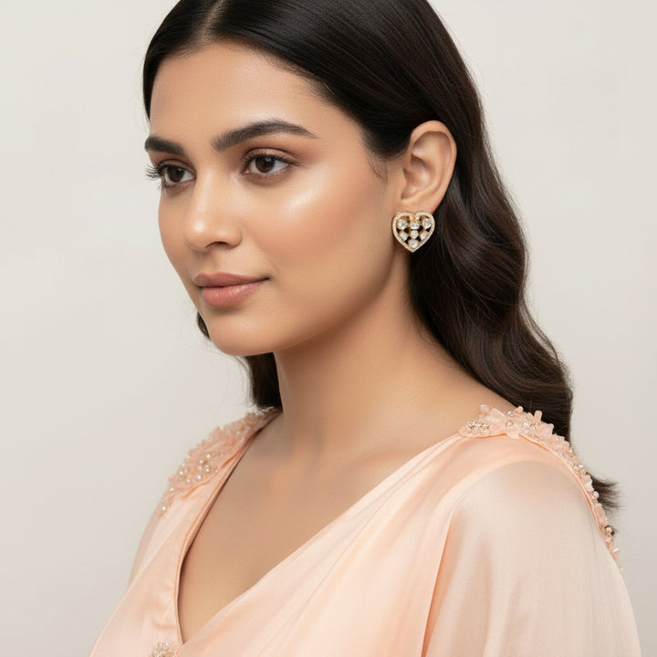 Victoria’s Heart Studs