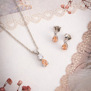 Sunfire CZ Chain Pendant Set