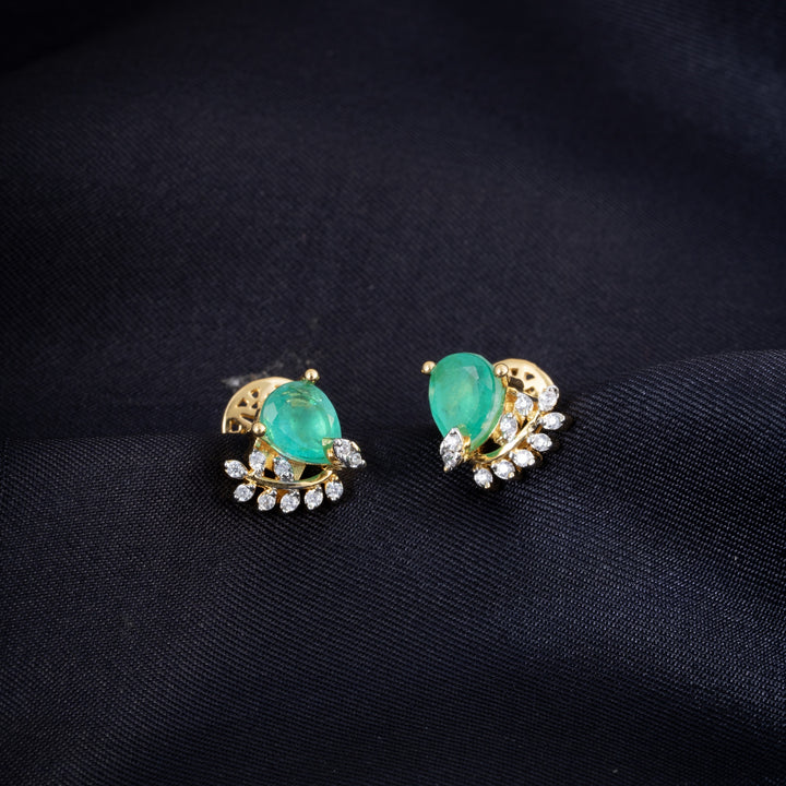 Serapha Pear Studs